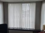 Te koop glasgordijnen met rail, Huis en Inrichting, Ophalen of Verzenden, Zo goed als nieuw, 50 tot 100 cm, Minder dan 100 cm
