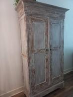 Ibiza Boho style 2 deurs kast, Ophalen, Met deur(en), Teakhout, Zo goed als nieuw