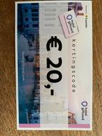 Ongebruikte hotel giftcard, Tickets en Kaartjes, Twee personen, Cadeaubon