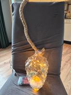 Decoratieve Kandelaar - Denappel met Touw, Overige materialen, Ophalen of Verzenden, Zo goed als nieuw, Wit