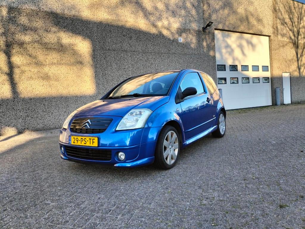 Citroën C2 1.6 I 16V Sensodrive 2004 Blauw automaat, Auto's, Citroën, 450 kg, 4 cilinders, 49 €/maand, Origineel Nederlands