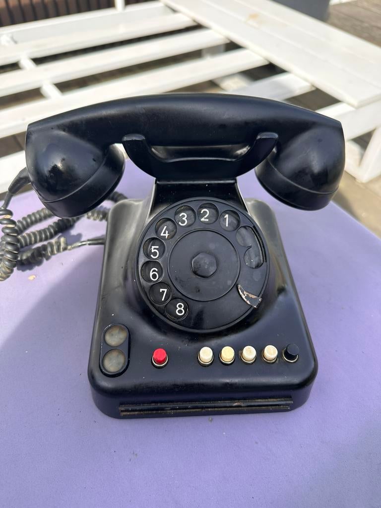 Bakkeliet kantoor telefoon, Telecommunicatie, Ophalen of Verzenden, Gebruikt, Met draaischijf