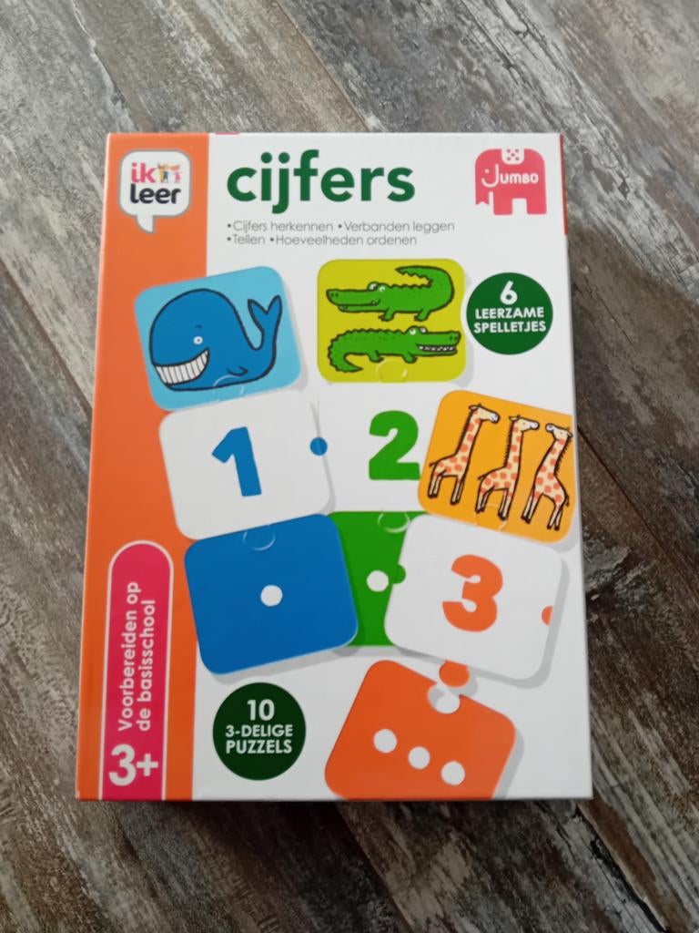 Cijfers, leer tellen, Ophalen