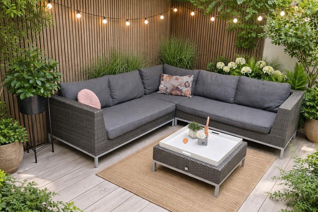 Gave 6 persoons loungeset van Pure Collection, Tuin en Terras, Ophalen of Verzenden, Wicker, Bank