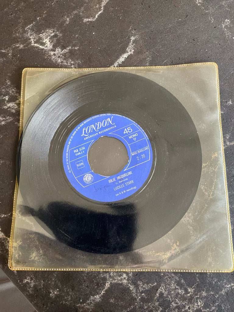 Lucille Starr - Jolie Jacqueline / Dominique vinyl single, Gebruikt, 7 inch, Single, Ophalen of Verzenden