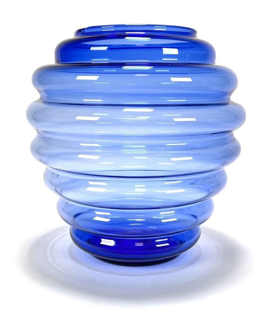 1087. Glazen vaas, eind 20e eeuw, Ophalen of Verzenden