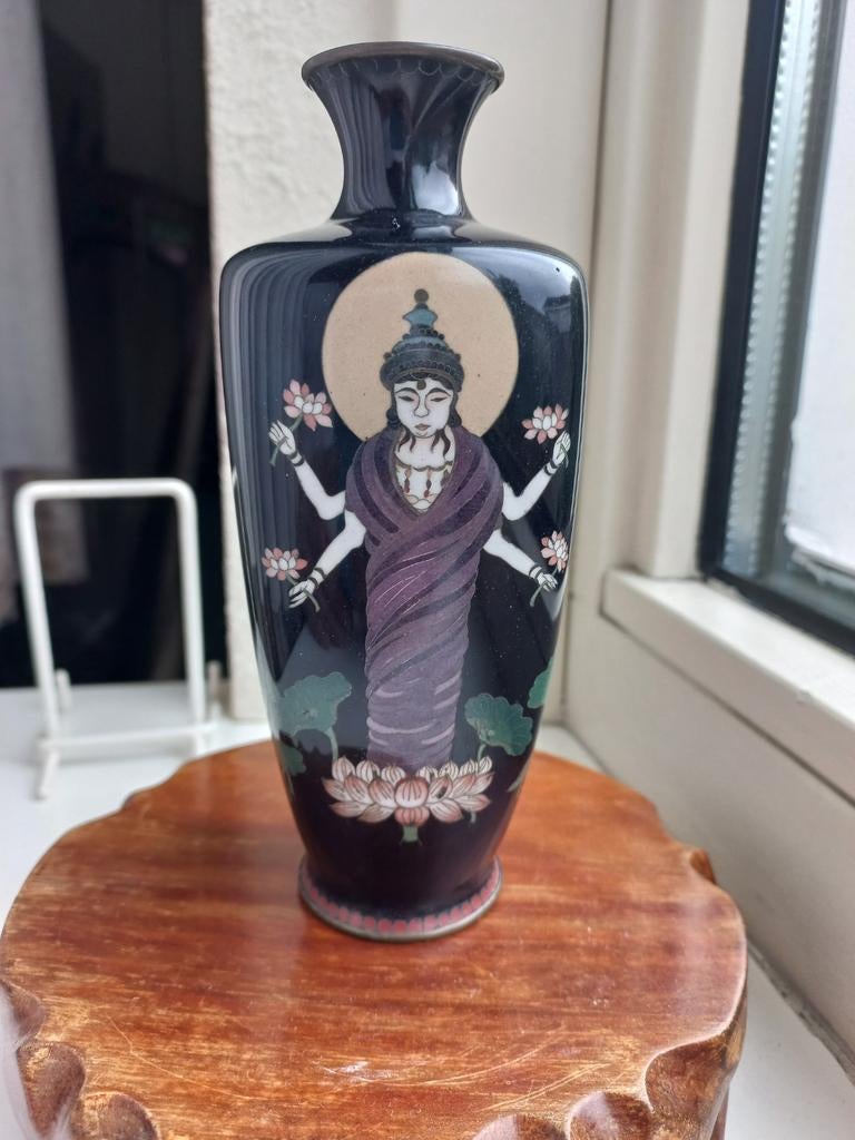 Cloisonne vaas. Mooie kwaliteit, Ophalen of Verzenden