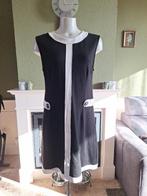 Mademoiselle Yeye jurk overgooier zwart wit XXL, Verzenden, Zwart, Maat 46/48 (XL) of groter, Zo goed als nieuw