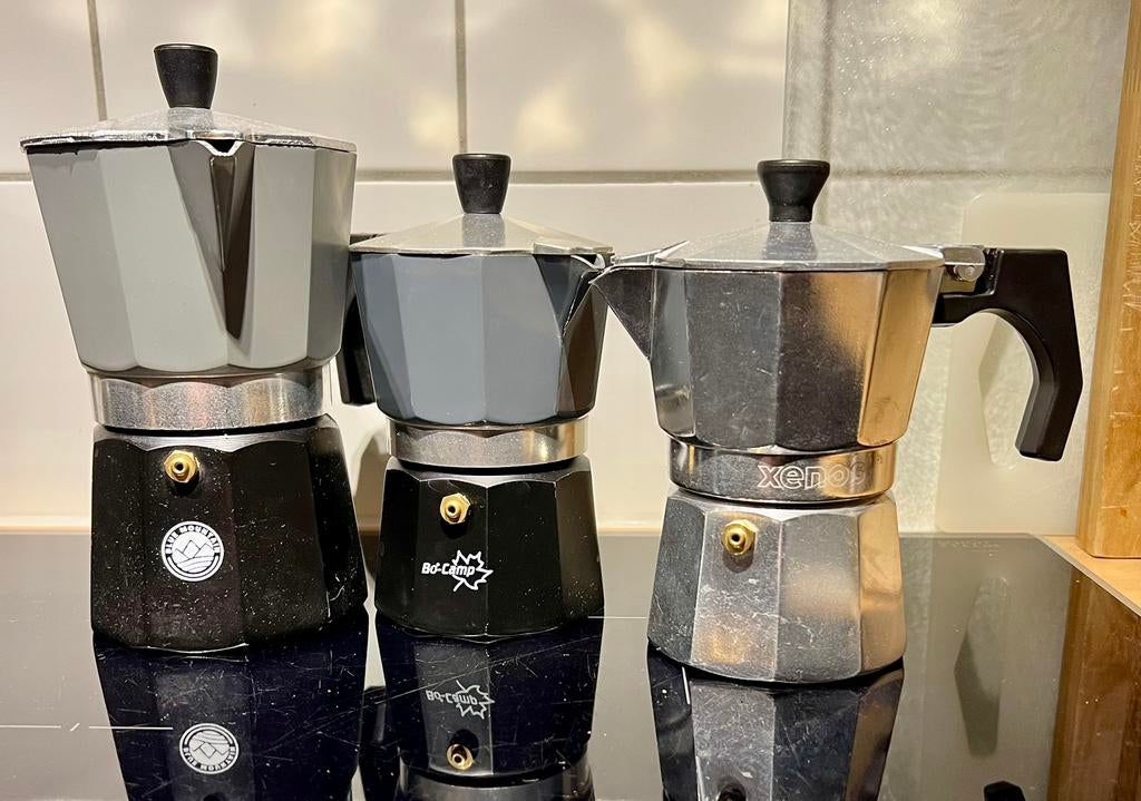Koffie percolators/ Mokapot, Witgoed en Apparatuur, Koffiezetapparaten, Afneembaar waterreservoir, Overige modellen, Gemalen koffie