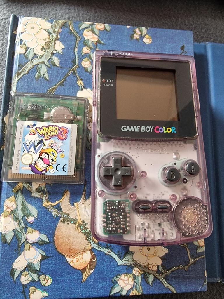 Nintendo Game Boy Color Transparent Paars, Spelcomputers en Games, Verzenden, Gebruikt, Game Boy Color