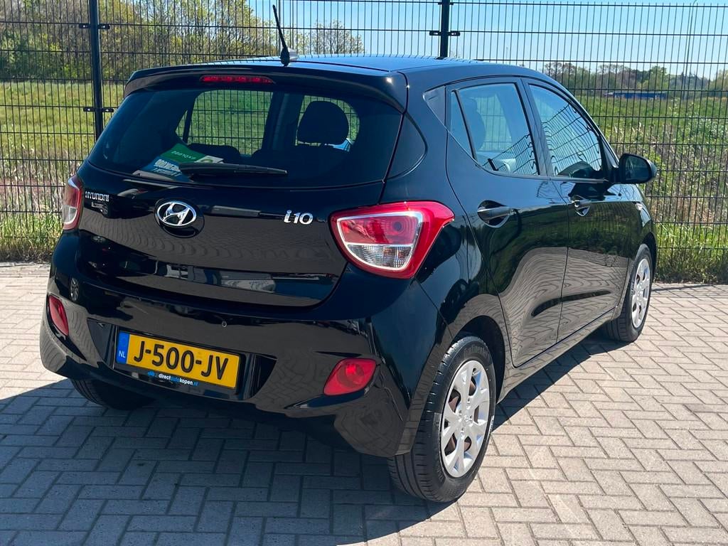 Hyundai I10 1.0i i-Motion Automaat | AIRCO |, Auto's, Hyundai, Stof, Gebruikt, Zwart, 927 kg