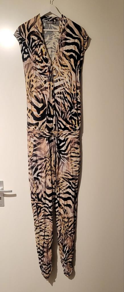 Geisha jumpsuit met gave print XL, Kleding | Dames, Jumpsuits, Geisha, Beige, Maat 46/48 (XL) of groter, Ophalen of Verzenden