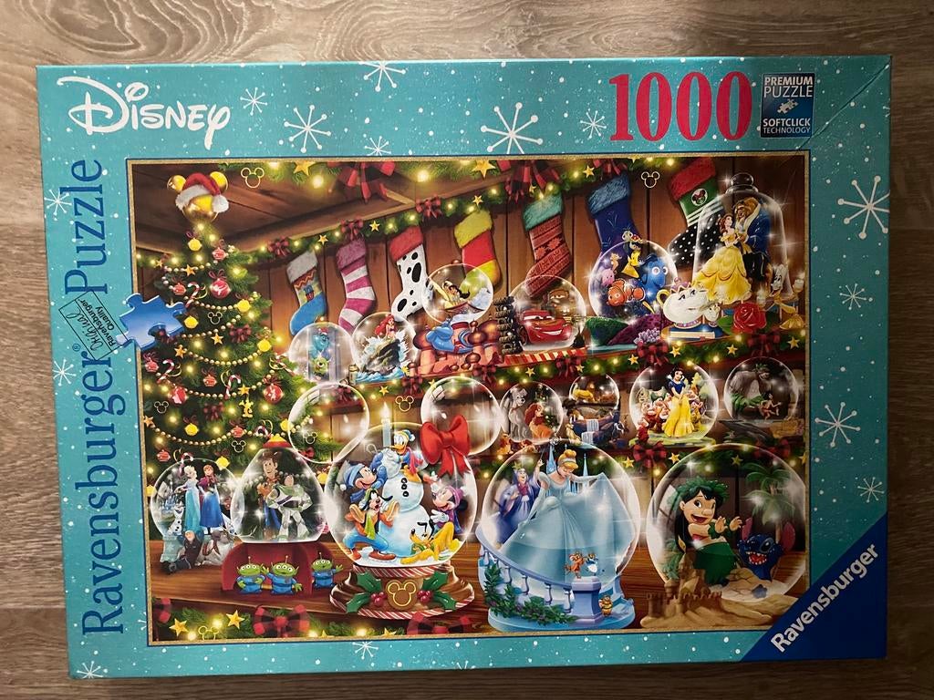 Ravensburger Disney Christmas Globes 1000 st, Ophalen, 500 t/m 1500 stukjes, Zo goed als nieuw, Legpuzzel