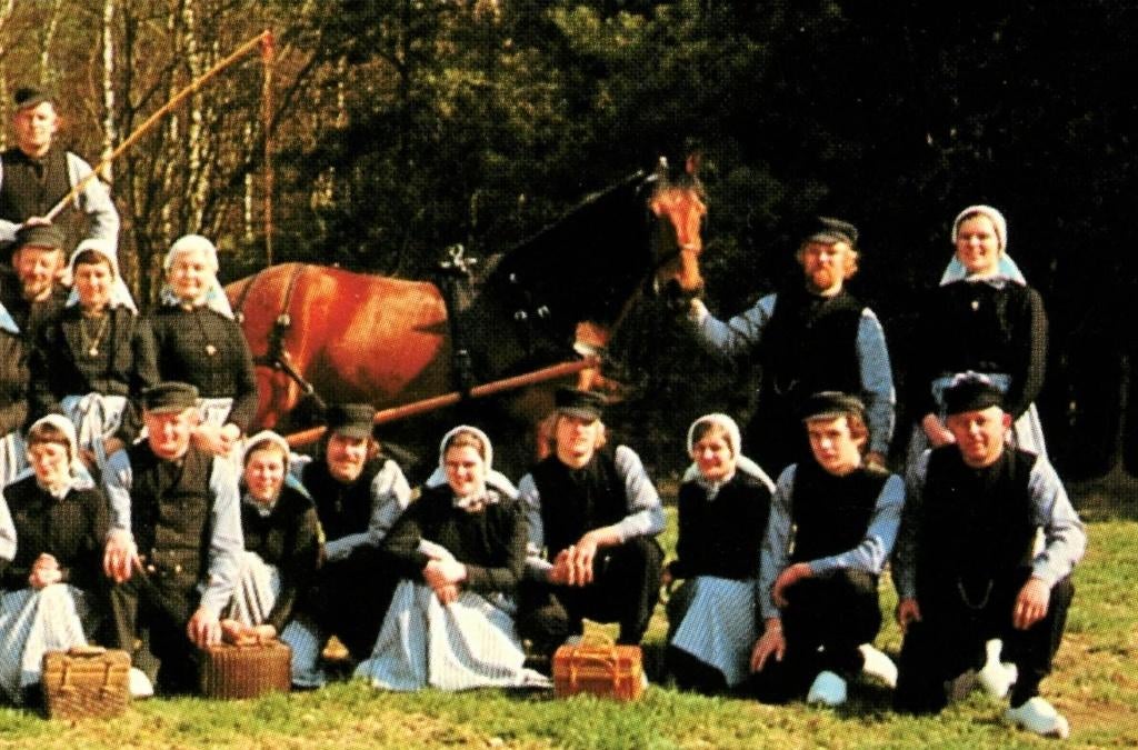 801463 Holten 1979 Boeren Dansg dracht Onbeschreven, Ophalen of Verzenden, 1960 tot 1980, Ongelopen, Overijssel