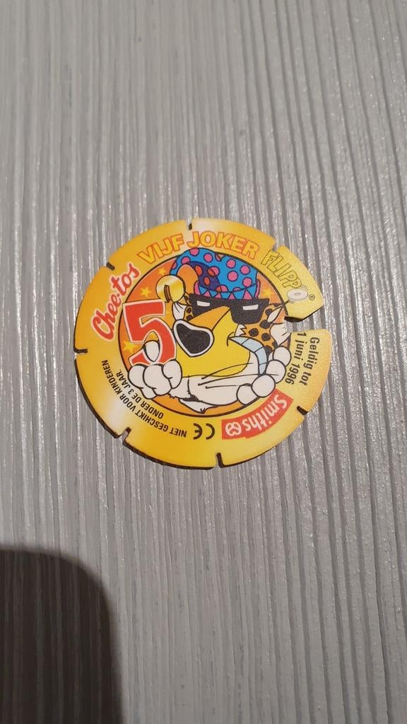 5 punten Joker Flippo gekarteld met paarse achterkant 5 poin, Ophalen of Verzenden, Looney Tunes, Losse flippo's