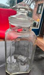 Vintage glazen pot met deksel, Ophalen