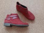 prachtige rode lage laarzen maat 41, Ophalen, Lage of Enkellaarzen, Zo goed als nieuw, Rood