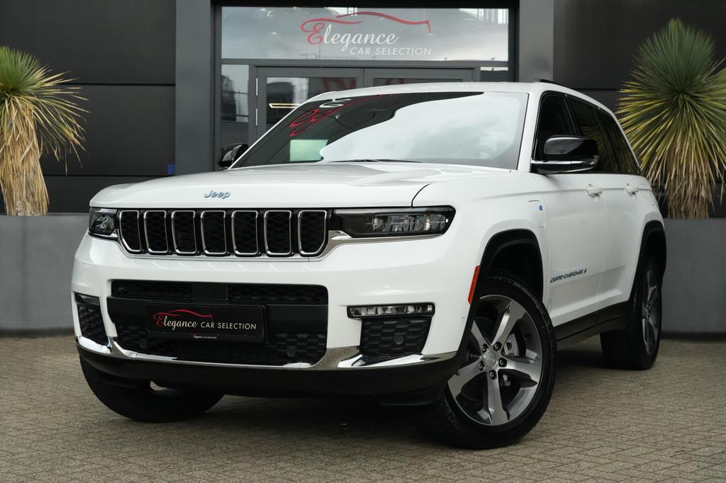 Jeep Grand Cherokee 2.0 Limited 4xe 380pk Panoramadak/Stoelv, Automaat, Zwart, 4 cilinders, 38 km/l