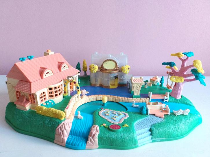 Polly Pocket Magical Movin' Pollyville 1996, Verzamelen, Speelgoed, Gebruikt, Ophalen of Verzenden
