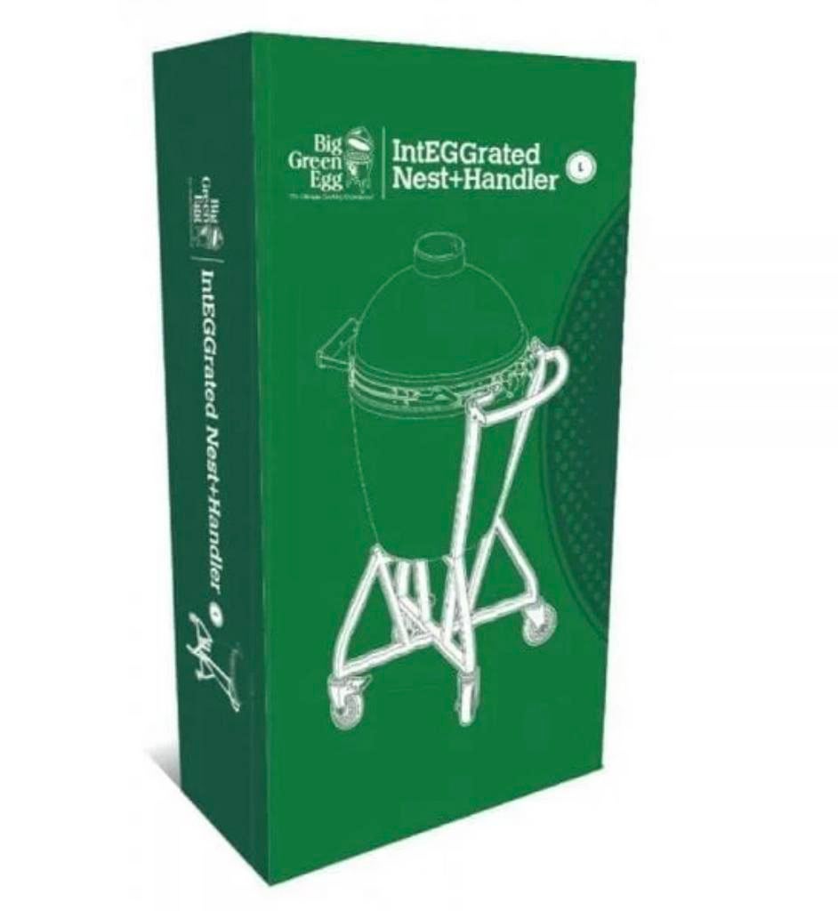 BIG GREEN EGG GEINTEGREERD ONDERSTEL + NEST HANDLER LARGE, Ophalen of Verzenden, Nieuw