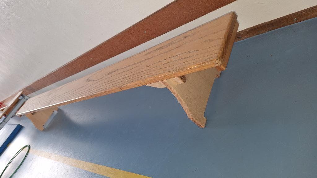 Gymbank 2 stuks 1=gereserveerd, Sport en Fitness, Turnen, Maat 36 t/m 42, Ophalen, Gebruikt, Materiaal