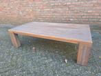 Salontafel massief eiken, Huis en Inrichting, Ophalen, Gebruikt, 100 tot 150 cm, 50 tot 100 cm