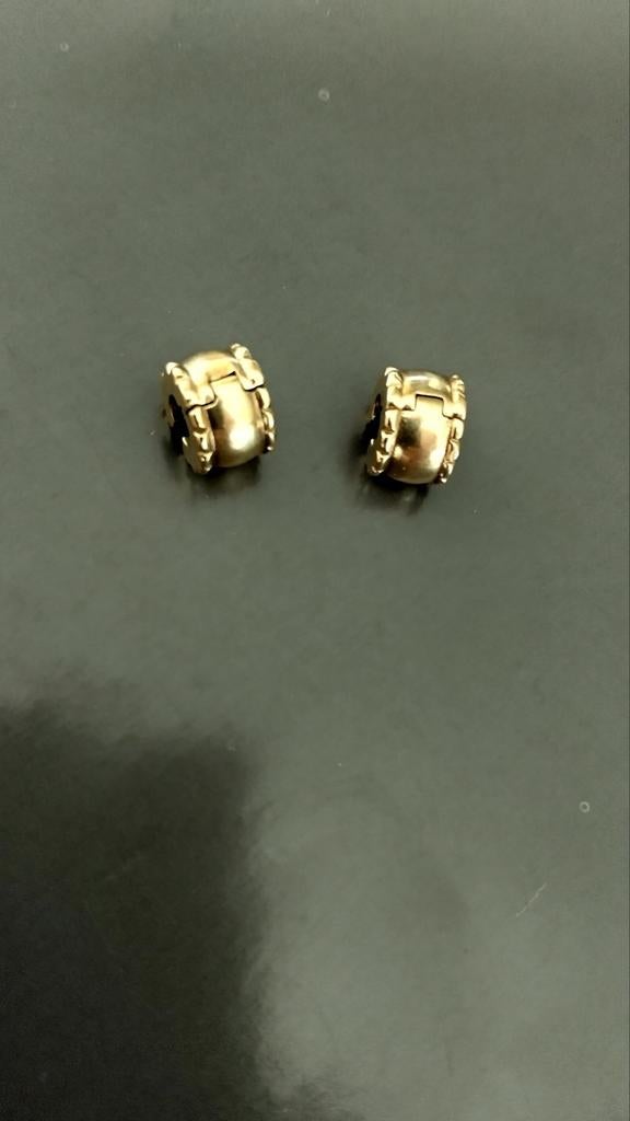 Orginele Pandora clips 585 ALE, Sieraden, Tassen en Uiterlijk, Bedels, Verzenden, Zo goed als nieuw, Goud, Pandora