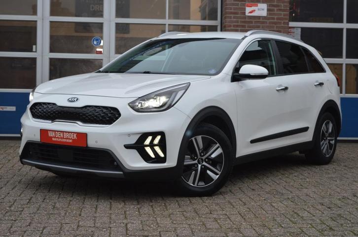 Kia Niro 1.6 GDi Dynamic | HYBRIDE - CAMERA - LEDER, Auto's, Kia, Bedrijf, Te koop, Niro, ABS, Achteruitrijcamera, Adaptive Cruise Control