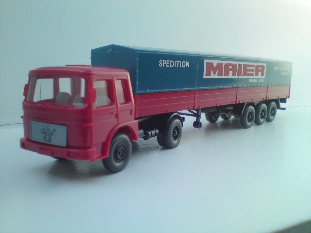 Wiking Man F8 huiftrailer Mayer. nieuw in doosje, Ophalen of Verzenden, Nieuw, Bus of Vrachtwagen, Wiking