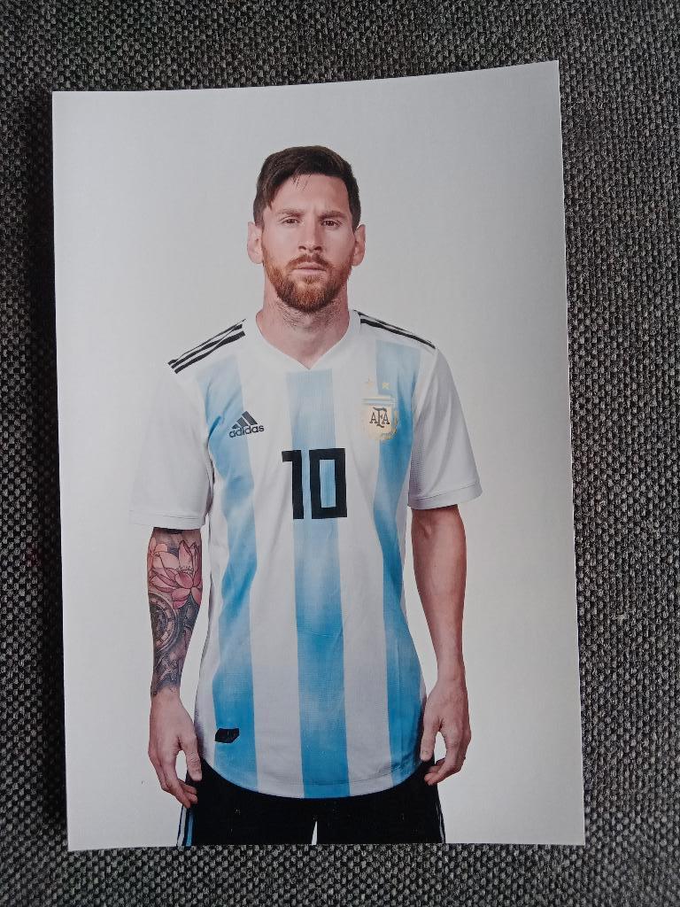 7 prachtige foto's van onder meer Messi, Aguero en Dybala, Verzamelen, Sportartikelen en Voetbal, Ophalen of Verzenden, Nieuw