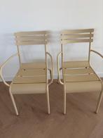Twee tuinstoelen aluminium Sissy-boy beige Claude nw 139,00, Ophalen, Zo goed als nieuw, Aluminium
