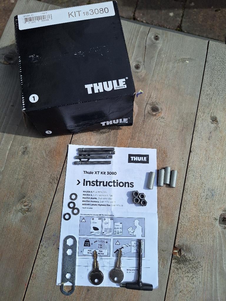 Dakdragers Mazda 5 en Mazda Premacy, Ophalen