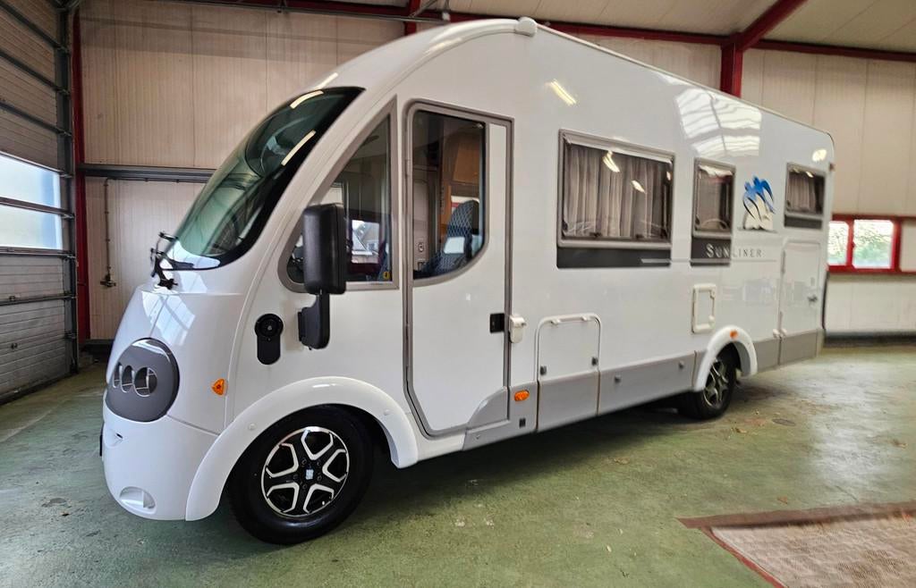 Fiat Knaus Sunliner 658 LG Airco/Carplay/Android/Trekhaak, Caravans en Kamperen, Integraal, Ringverwarming, Bedrijf, Fiat