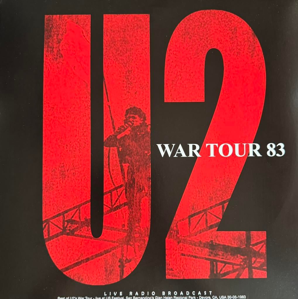 LP U2 War Tour 1983 Live Radio broadcast ZGAN splatter Vinyl, Ophalen, Overige formaten, 1980 - 1989, Zo goed als nieuw