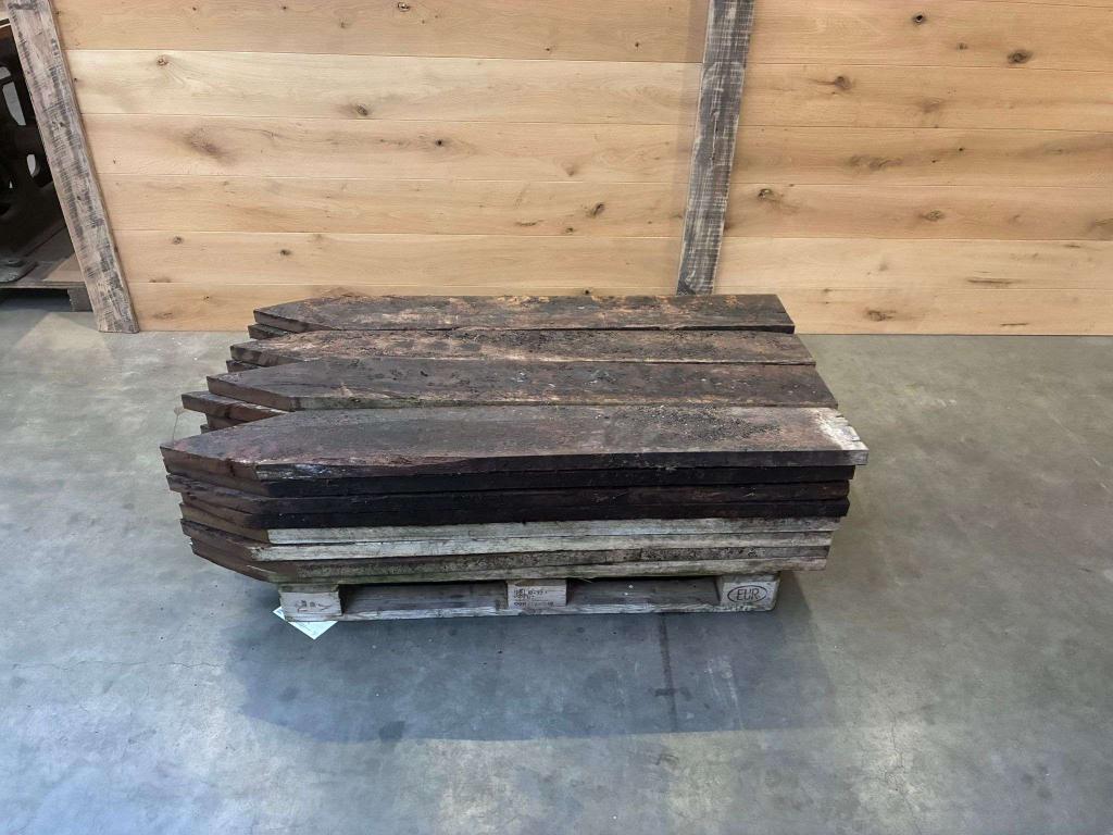 Ankerplanken voor beschoeiing damwand en grondkering, Gebruikt, 25 tot 50 mm, Ophalen of Verzenden, Plank