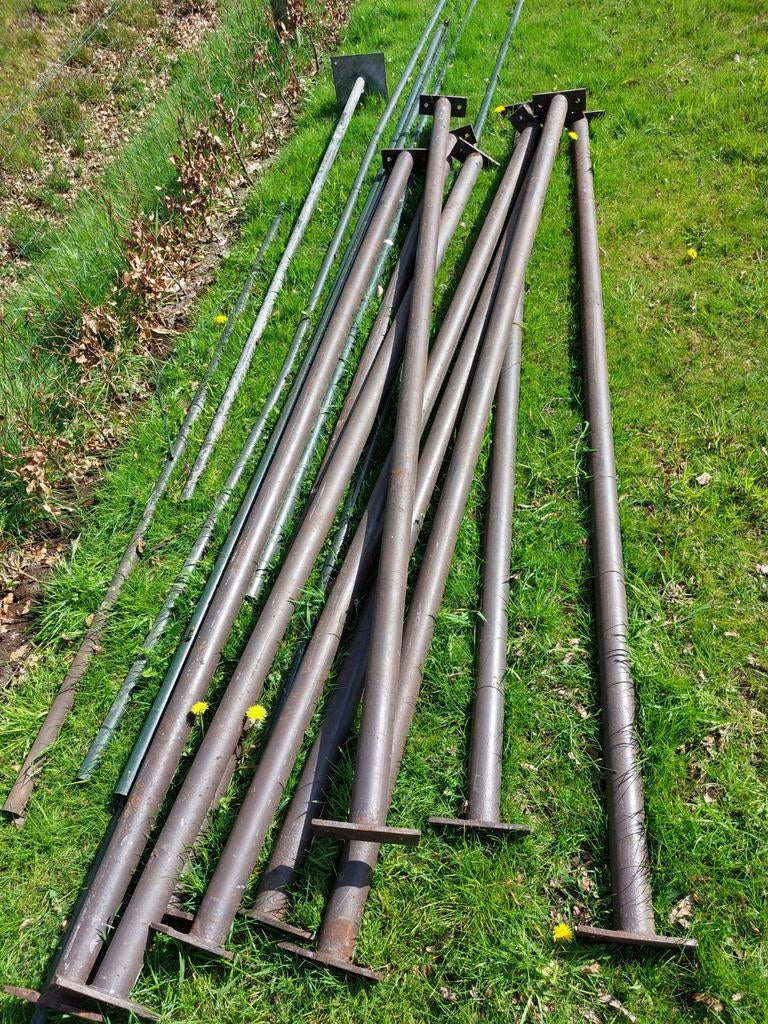 Stalen buizen, 3 meter lang, Ophalen