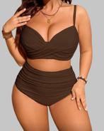 Bikini Mia Bruin (44-52), Kleding | Dames, Verzenden, Nieuw, Bruin, Lingerie of Zwemkleding