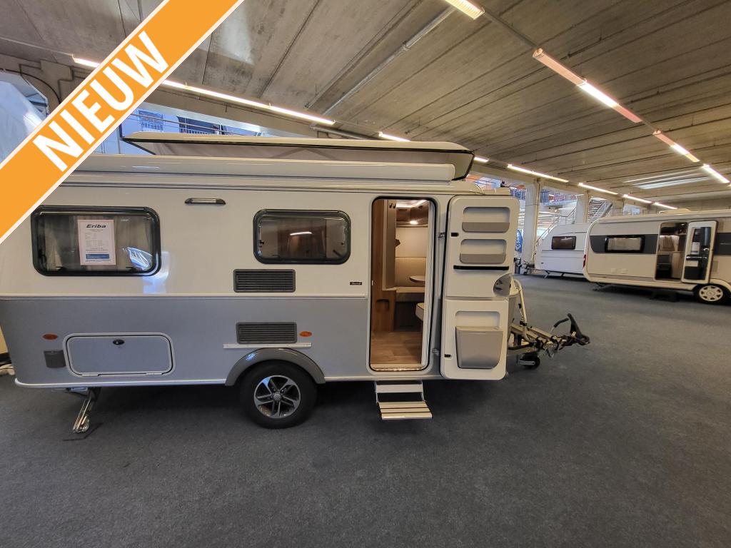 Eriba Touring 542; af fabriek super compleet, Caravans en Kamperen, Overige typen, Standaardzit, Schokbreker, Bedrijf