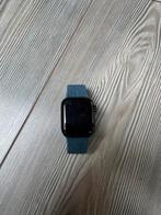 Apple Watch Series 7 - Blauw met gevlochten soloband, Gebruikt, Blauw, IOS, Ophalen of Verzenden