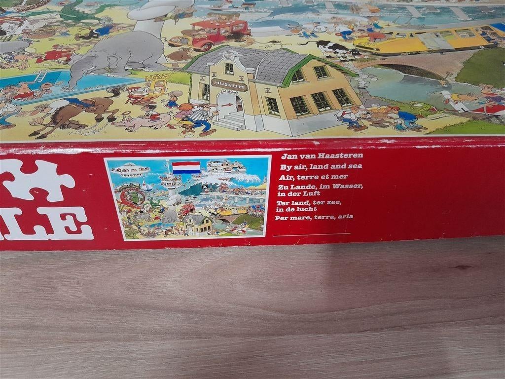 Jan van Haasteren - ter land ter zee en in de lucht - 2000 -, Ophalen of Verzenden, 500 t/m 1500 stukjes, Zo goed als nieuw