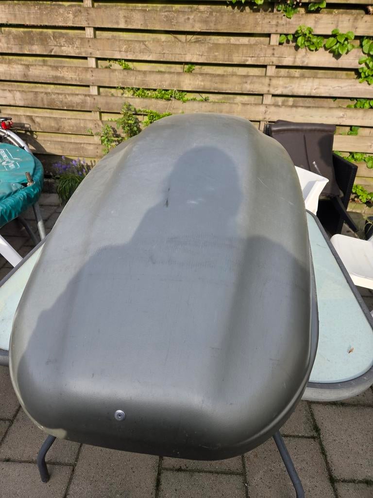 Dakkoffer Aries 320 liter met slot, Auto diversen, Ophalen of Verzenden, Gebruikt