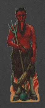 Demon `Krampus` antiek poezieplaatje (701), Ophalen of Verzenden