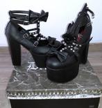 schoenen gothic plateau hakken Demonia Torment 600 37, Pumps, Zwart, Nieuw, Ophalen of Verzenden