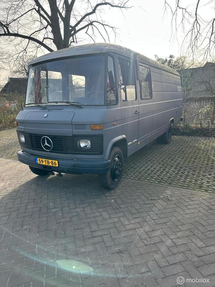 Mercedes 508 7 meter 1980 camper apk om314, Auto's, Oldtimers, Bedrijf, Te koop, Mercedes-Benz, Diesel, Overige carrosserieën