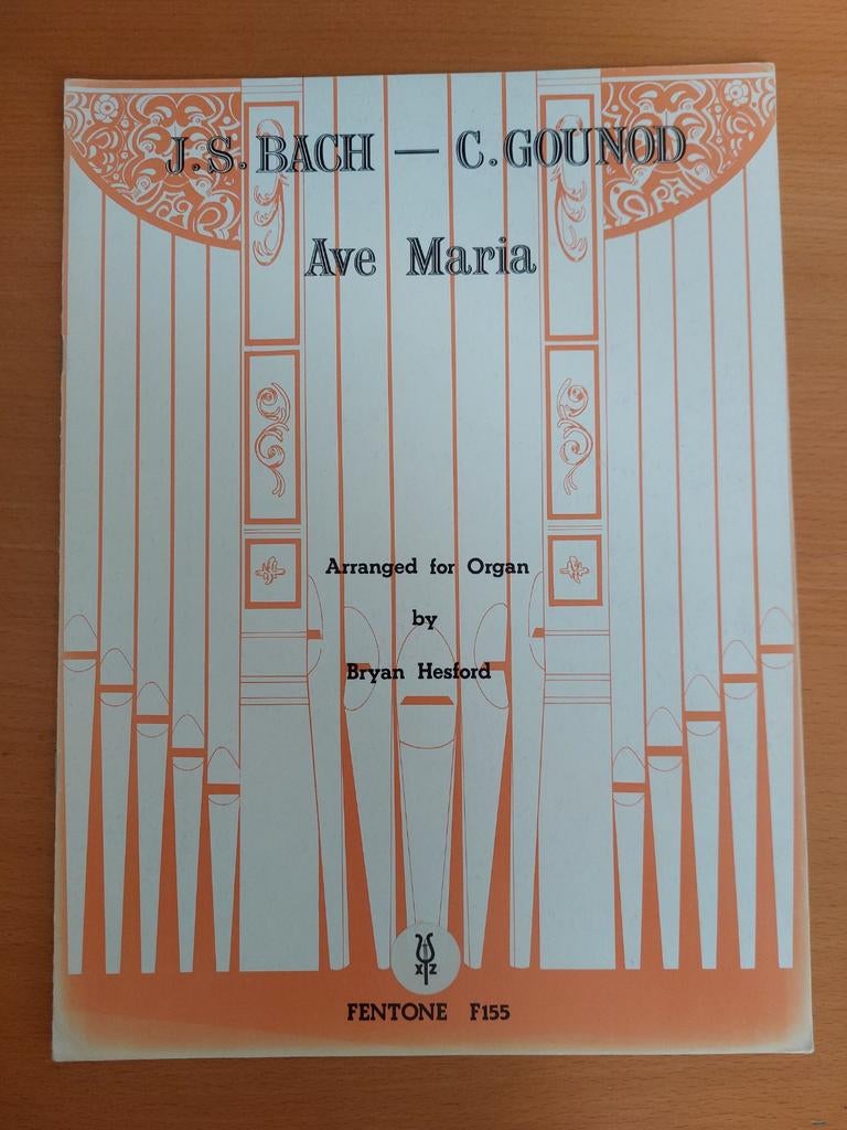 J.S. Bach - C. Gounod: Ave Maria voor Orgel (bladmuziek), Muziek en Instrumenten, Bladmuziek, Orgel, Klassiek, Ophalen of Verzenden