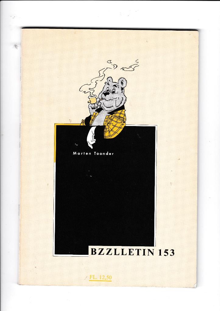 Marten Toonder - BZZLLETIN 153, Eén stripboek, Verzenden