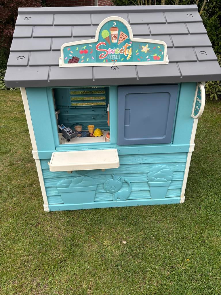 Smoby Speelhuisje Sweety Corner, Ophalen, Gebruikt, Kunststof