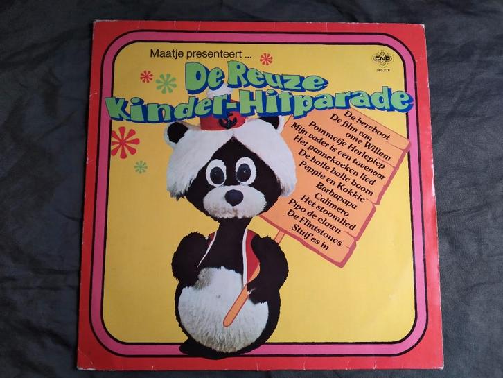 LP De Reuze Kinder-Hitparade (bekende tv-programma's), Cd's en Dvd's, Vinyl | Kinderen en Jeugd, Zo goed als nieuw, Ophalen of Verzenden
