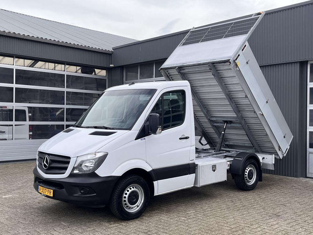 Mercedes-Benz Sprinter 211 2.2 CDI Kipper Airco Trekhaak 3 p, Auto's, Bestelauto's, 13 km/l, 4 cilinders, 116 pk, Wit