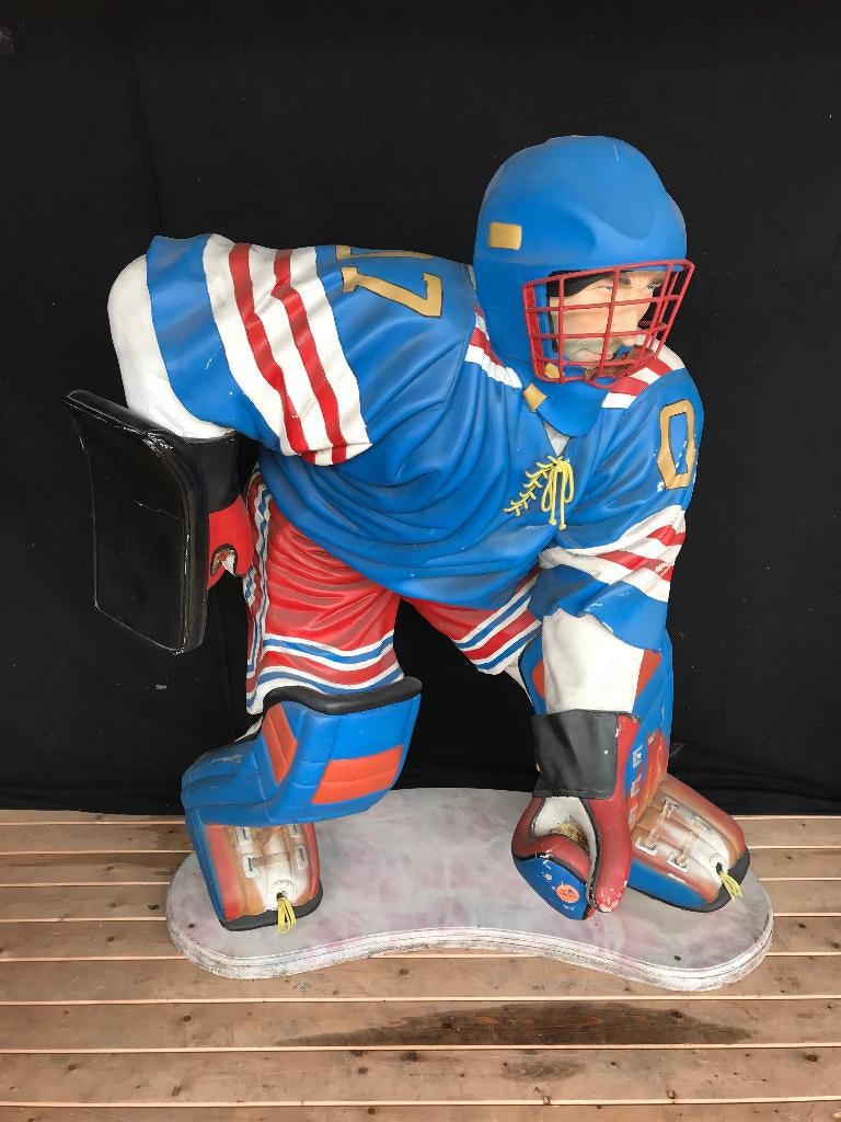 IJshockeyspeler - 1,75 meter, Ophalen, Gebruikt, Pop, Levensecht of Reborn